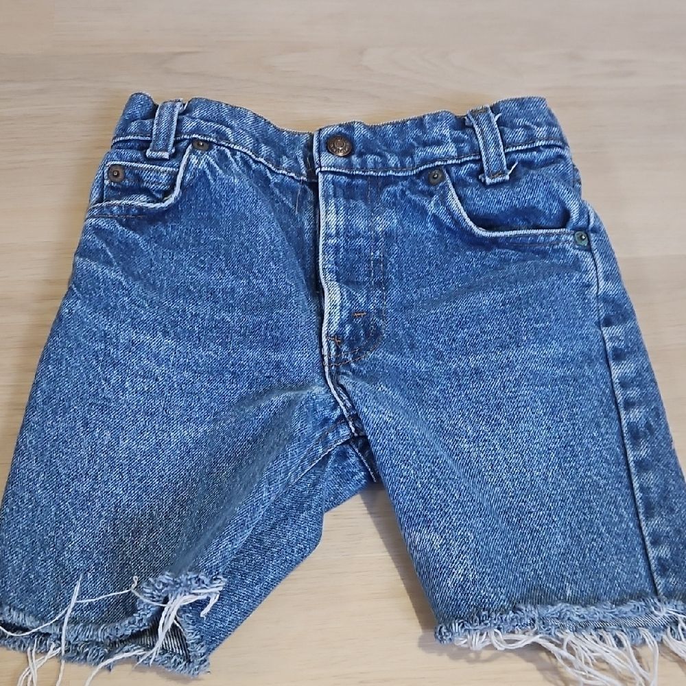 Levi's Classic Blue Cut Off Shorts Size 7